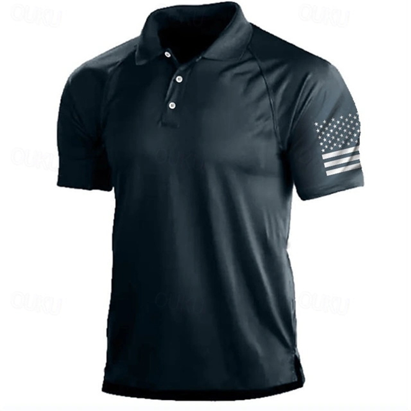 Golf Equipment Discount - Kaus Polo Pola Bendera AS Gambar