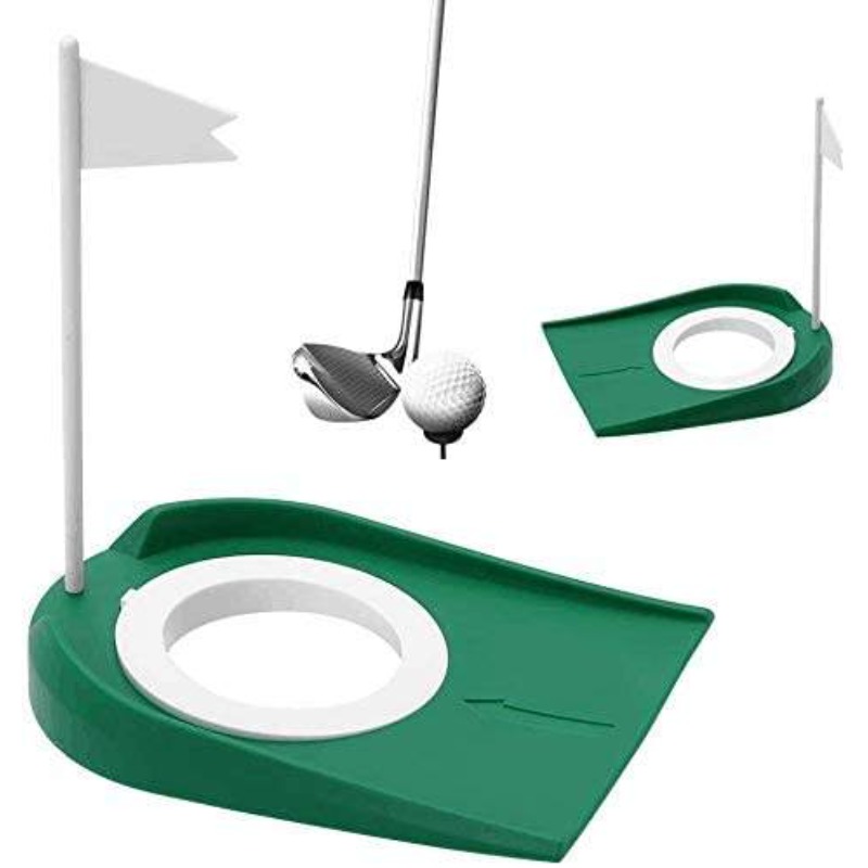Golf Equipment Indoor - Cawan Golf Putting dengan Bendera, Peralatan
