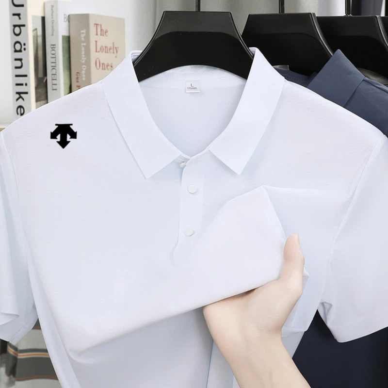 Kaus Polo Bordir Mewah Pria At - Golf Equipment Discount ulasan dan harga