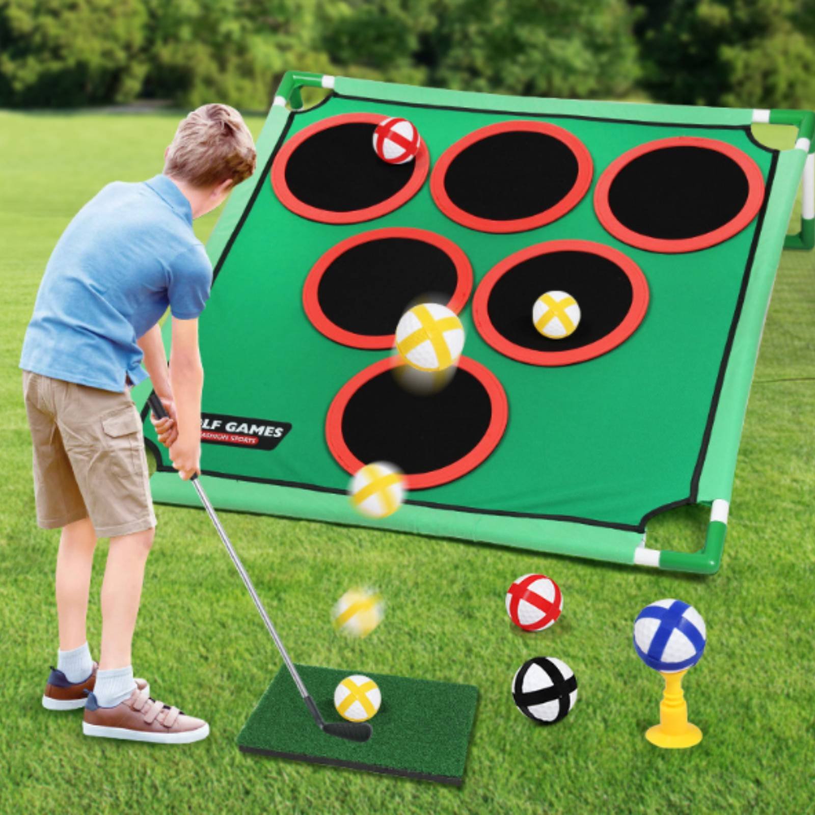 Target Latihan Golf Portabel M - X Golf Equipment ulasan dan harga